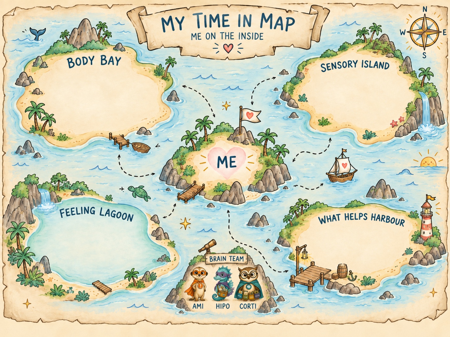 Time IN Map